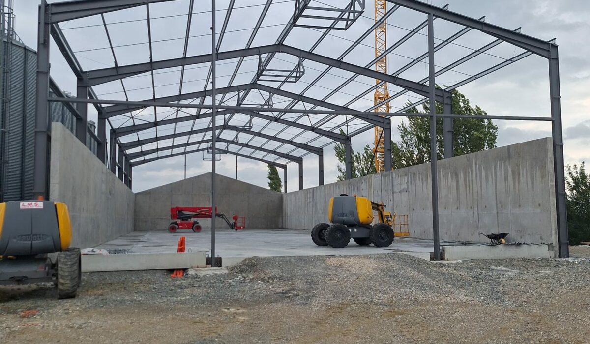 Construction bâtiment de stockage 9