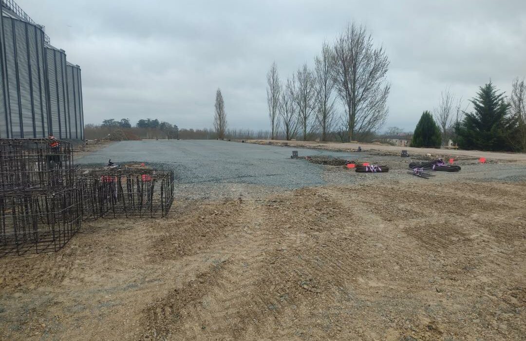 Construction bâtiment de stockage 1